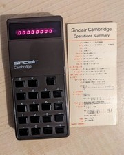 Sinclair Cambridge Calculator