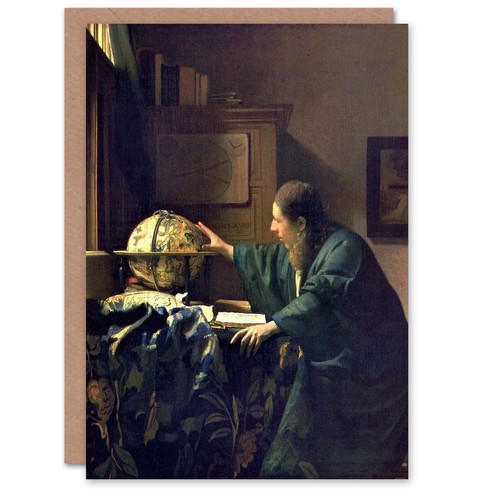 Johannes vermeer art - card, the