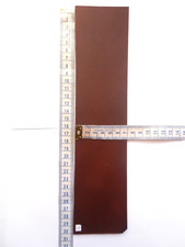 3.5MM THICK ITALIAN VEG TAN CRAFT LEATHER QUALITY OFFCUTS BROWN - BLACK