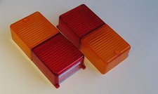 2 x REAR LIGHT LENSES,LAMPS -TRAILER PARTS TO FIT ON,IFOR WILLIAMS,INDESPENSION
