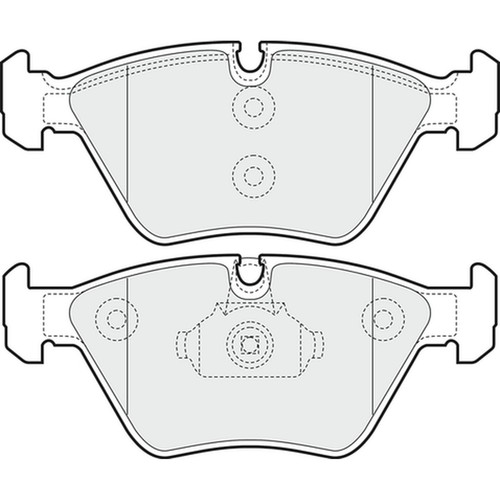 Brake pads set for - pads, bmw
