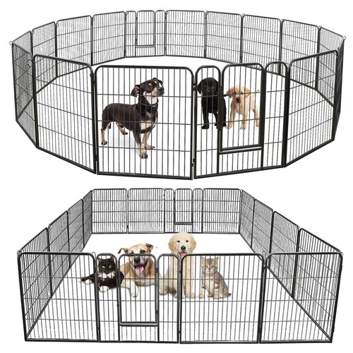 Metal pet dog playpen - pet,