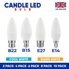 LED Candle Light Bulb B15 B22