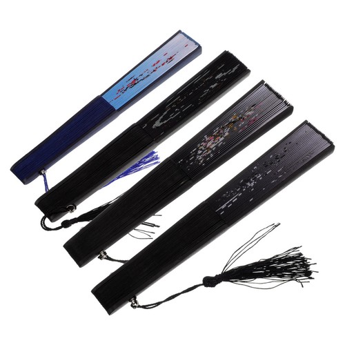 Pcs folding fans for women - , 4
