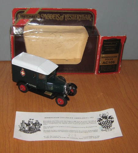 Matchbox yesteryear creaks - yesteryear,