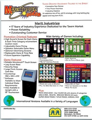 1994 megatouch video - megatouch,