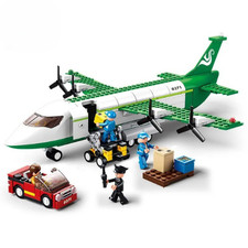 Plane Building Block Set Cargo