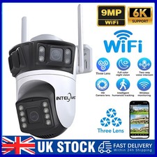 9MP 6K Triple Lens CCTV IP