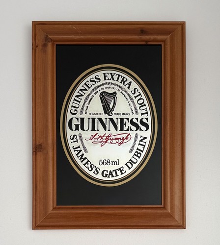 Guinness wooden framed - guinness,
