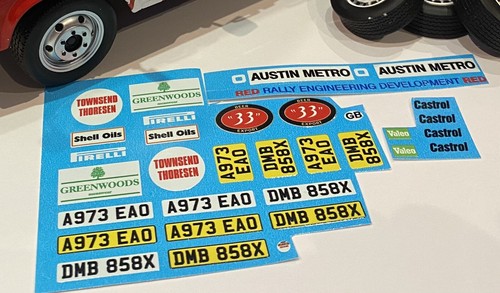 Decals additional number - 1/18,