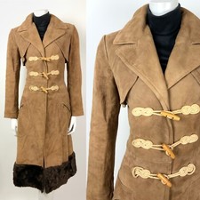 Vintage 60s 70s - camel, brown