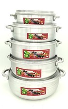 5 Pcs Aluminium Cooking Pot /