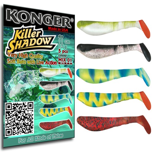 Fishing soft lures 11cm - lures,