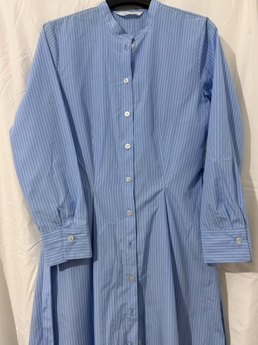 Blue stripe shirt dress size - stripe,