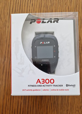 Polar A300 Fitness Sports Watch Activity Tracker & USB Charging Lead - Black