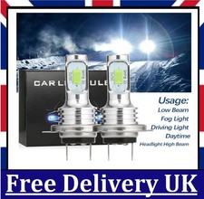 2x H7 LED Headlight Replace Xenon Hi/Low Beam Kit Bulbs White Canbus Error Free