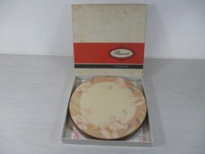 Pimpernel 1980s Nouveau Rose Round table mats placemats Set 6  Cork