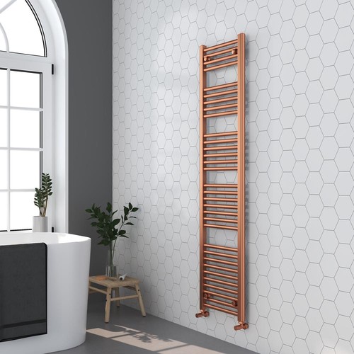 Brushed copper heated - brushed,
