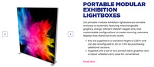 2x Portable Modular Exhibition