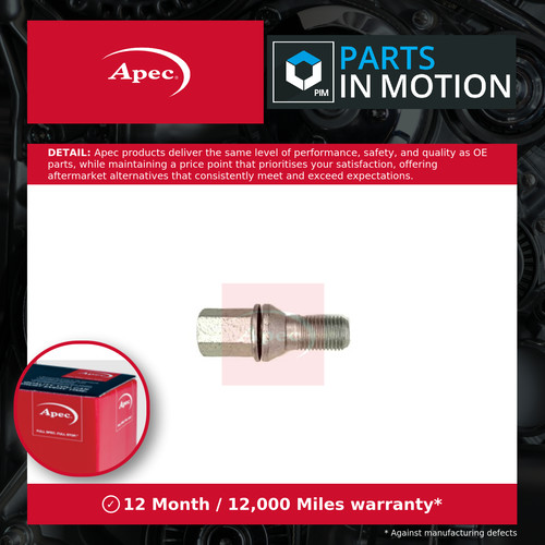 Wheel bolt stud nut fits - nut,