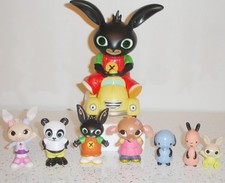 Bing Bunny Toys Figures Original 2014 Full Set + Bing Taxi Large  VGC CBeebies