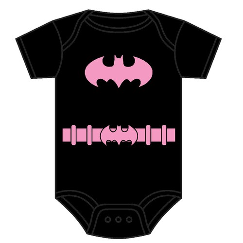 Batgirl baby grow - vest, batman