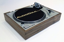 Audio gold turntable - gold, isolation