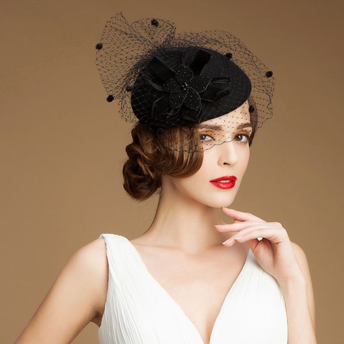 Ladies vintage style felt - style, wool
