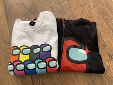 Kids Unisex AMONG US Jumper - Age 10- 12 Years - White