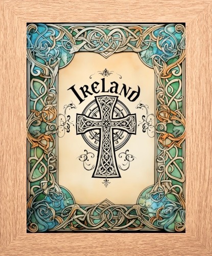Irish celtic cross ireland - irish,