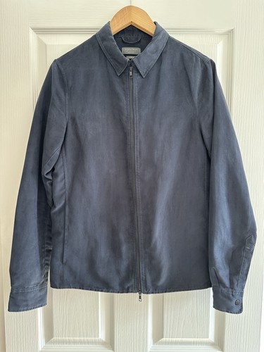 Zara man suede effect blue