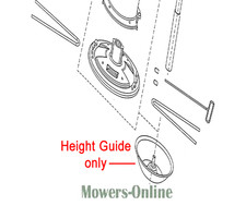 Tondu HWTL Line Trimmer Height Guide - Mow Ball 464040012400 Mowball