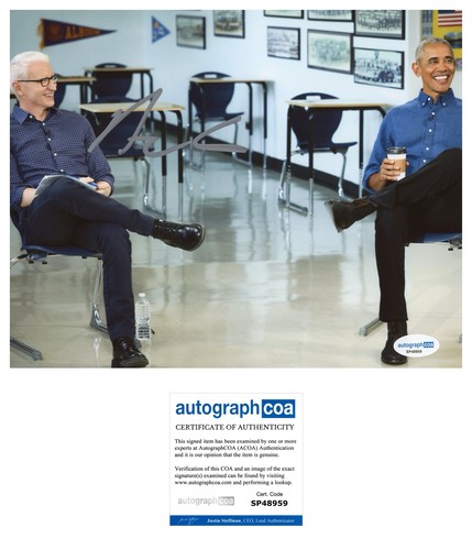 Anderson cooper signed - anderson,