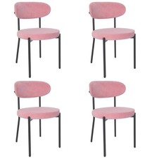 Set velvet dining chairs - dining,