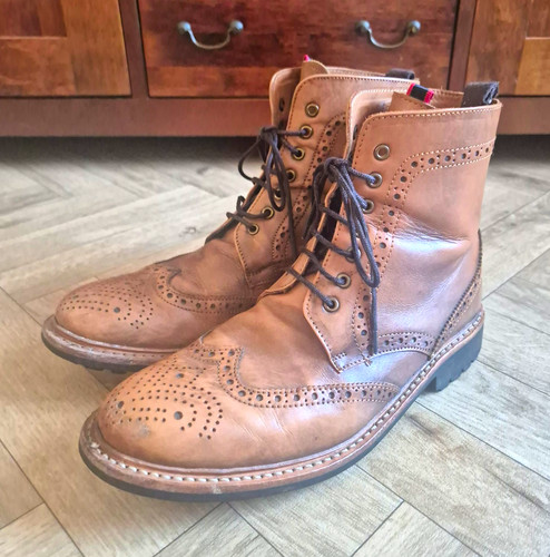 Chatham boots brogue brown - chatham,