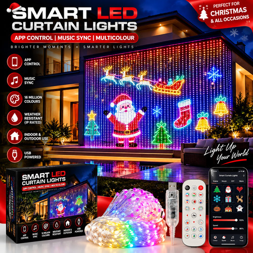 Smart led curtain - led, fairy