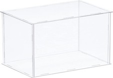 Acrylic Display Case Showcase Box Cube Clear Assemble Dustproof 36x20.5x26cm
