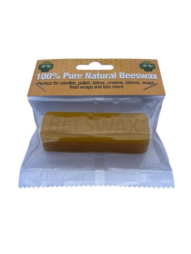 Yellow beeswax blocks 100 - yellow, 100%