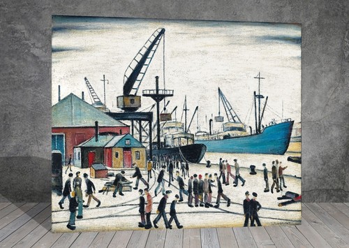 Lowry cranes and ships - cranes,