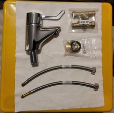 Armitage Shanks A4131AA Basin Mixer Silver Brand New Old Stock With Flexi