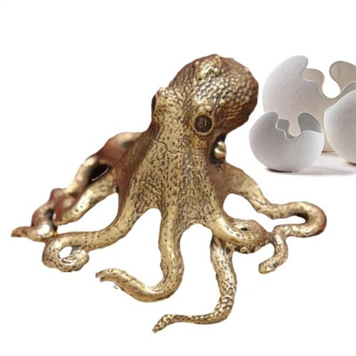 Octopus ornaments brass - octopus,