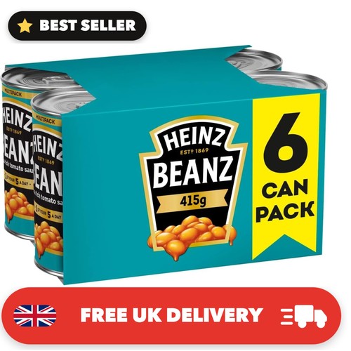 Tinned baked beans rich - a,