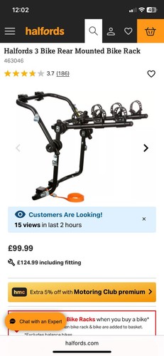 Halfords bike rack - halfords,