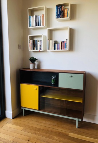 Mid century restored teak