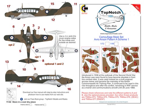 Topnotch avro anson pattern - avro,