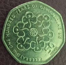 50P COIN  - CELEBRATING 100