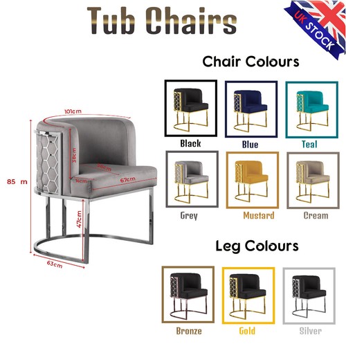 Velvet fabric tub chair - velvet,