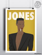 GRACE JONES Music Icon Minimalist Poster Posteritty Minimal Wall Print Design