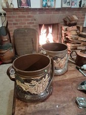 Bretby pottery jardinieres - x,