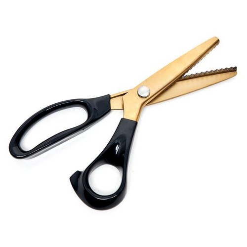 Scissors pinking shears - scissors:,